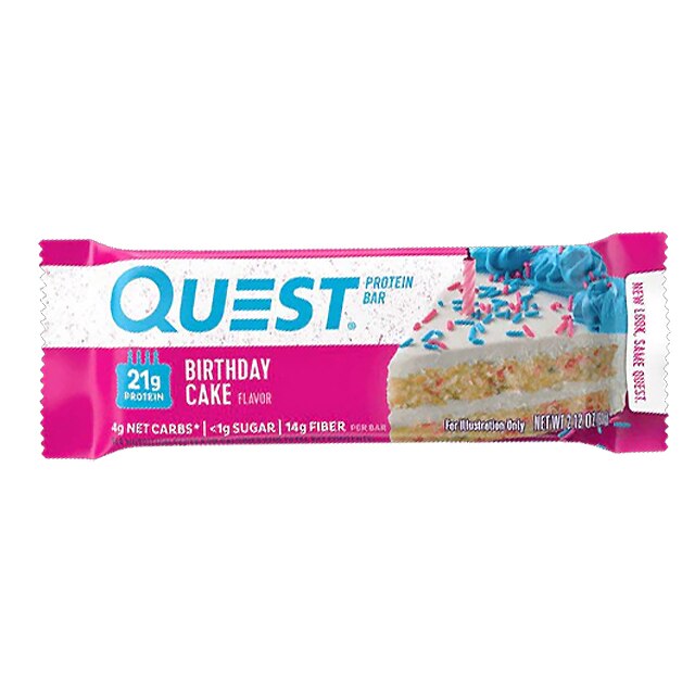 quest bar birthday cake 60g
