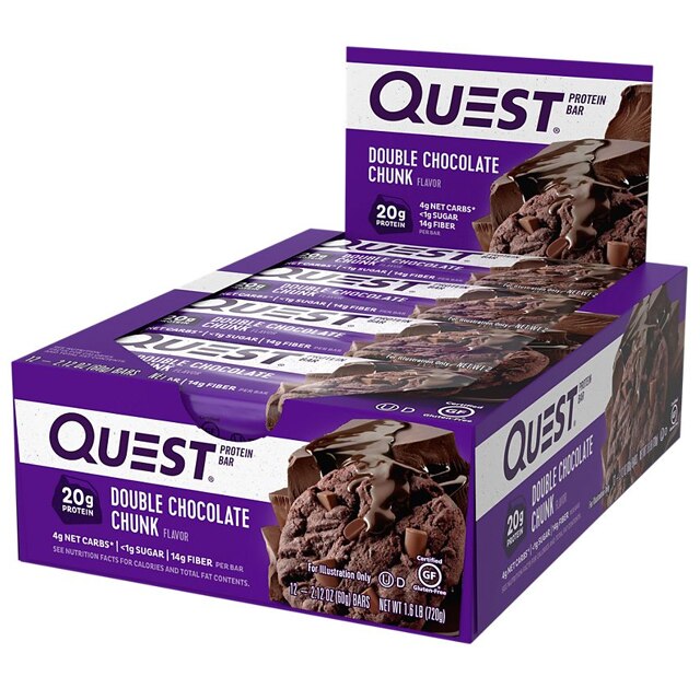 Quest Protein Bar Double Chocolate Chunk 12x60g