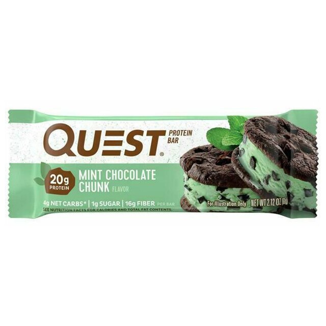 quest bar mint chocolate chunk 60g