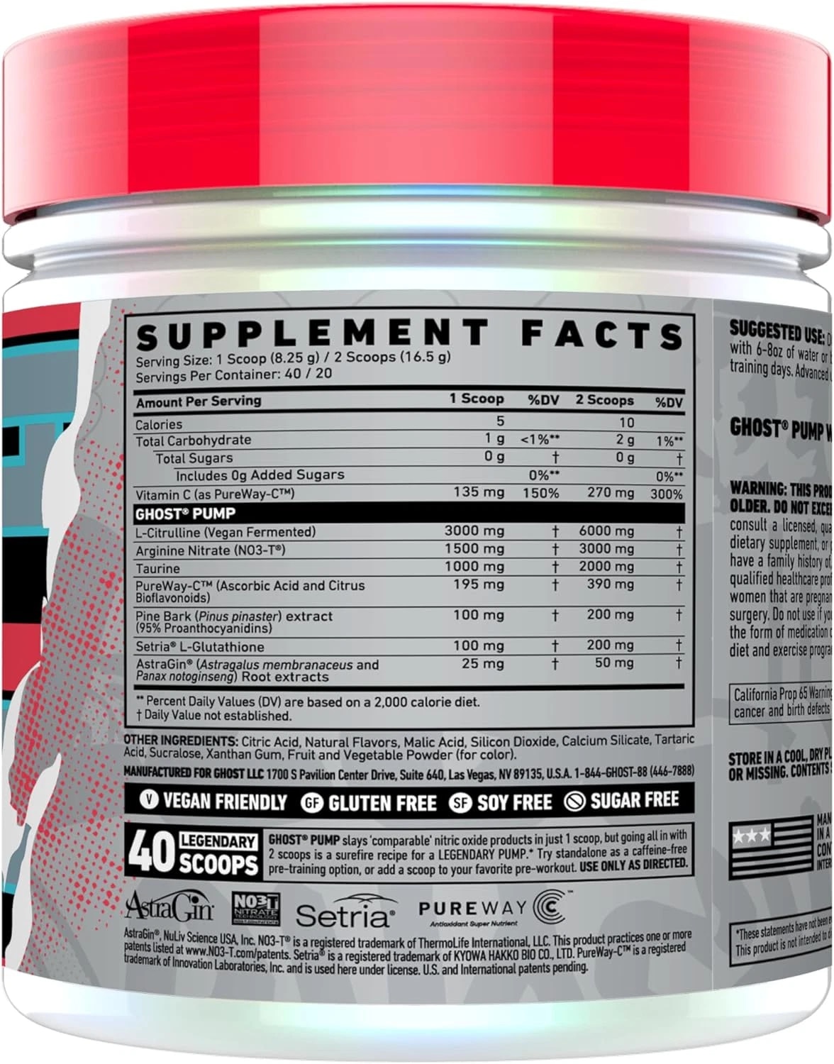 Ghost Pump V2 Passionfruit 40 servings