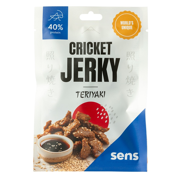 SENS Cricket Jerky Teriyaki 25g