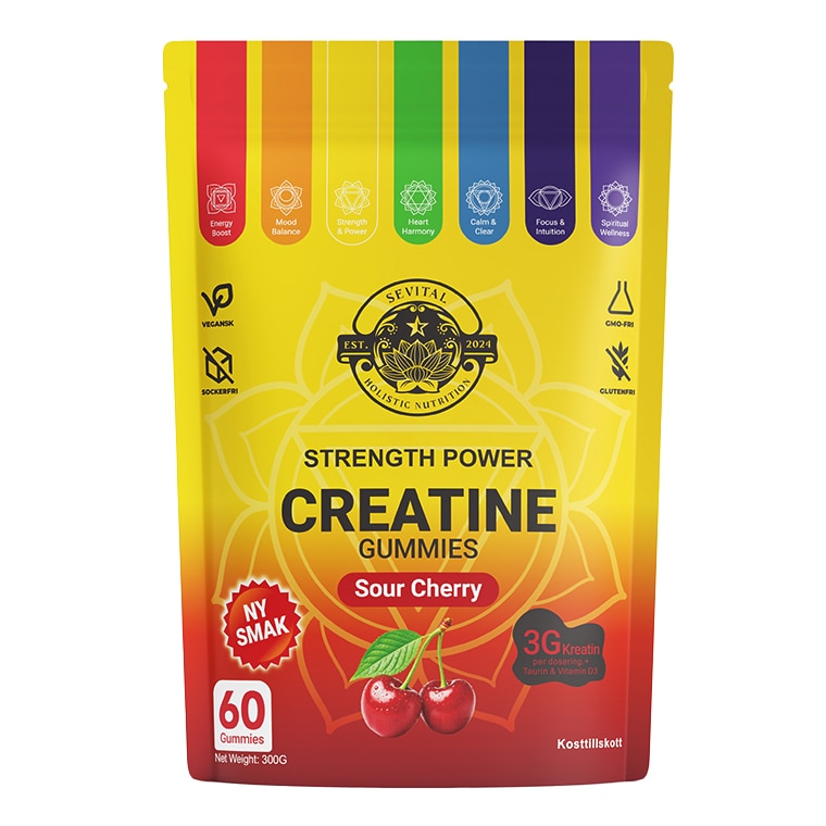 Sevital Kreatin Gummies Sour Cherry 60st