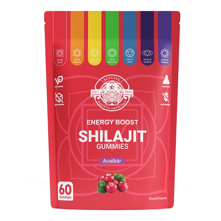 Sevital Shilajit Gummies Acaibär 60st