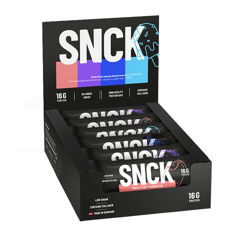 SNCK Proteinbar Mixlåda 12x55g