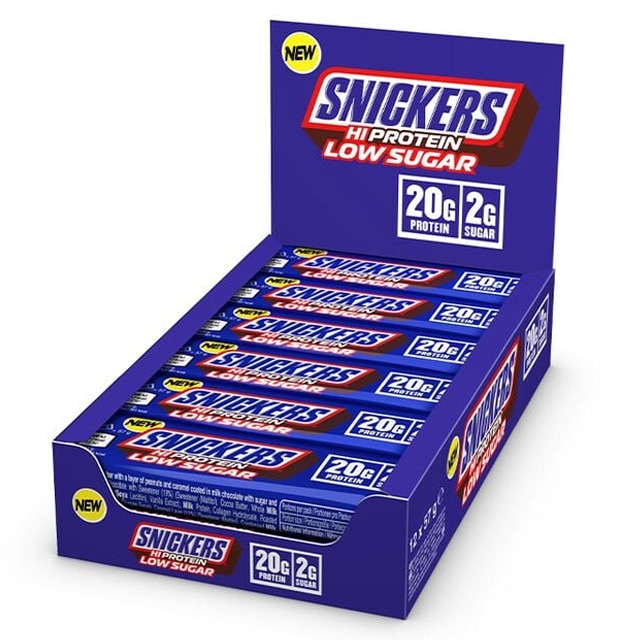 Snickers HI Protein Bars Low Sugar 12x57g