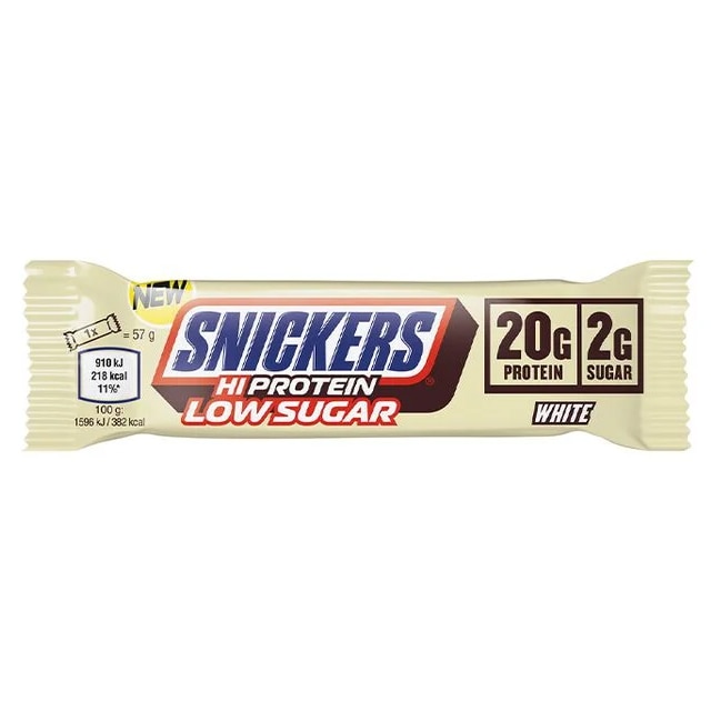 Snickers White HI Protein Bars Low Sugar 57g