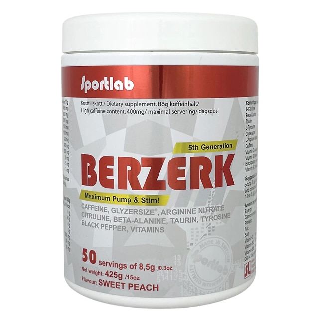 sportlab bezerk 5th sweet peach 425g