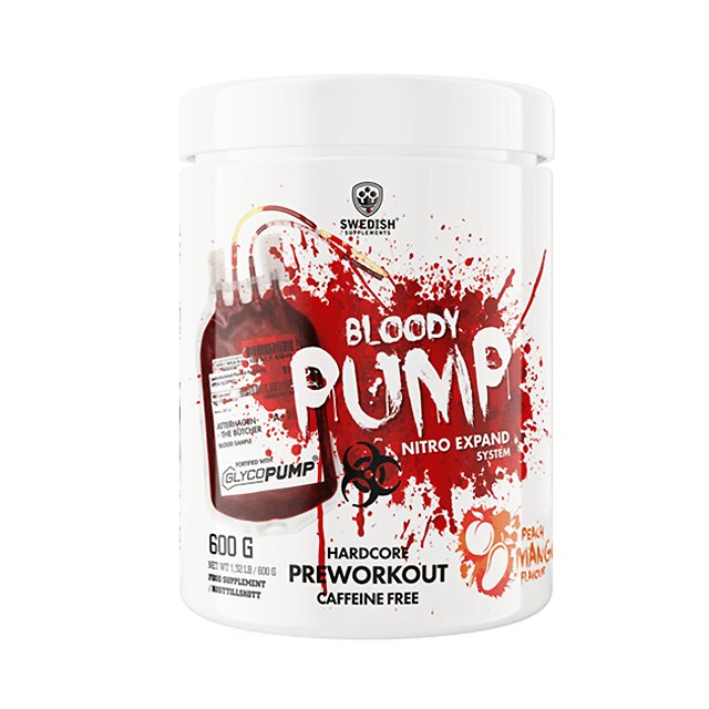 Swedish Supplements bloody pump peach mango