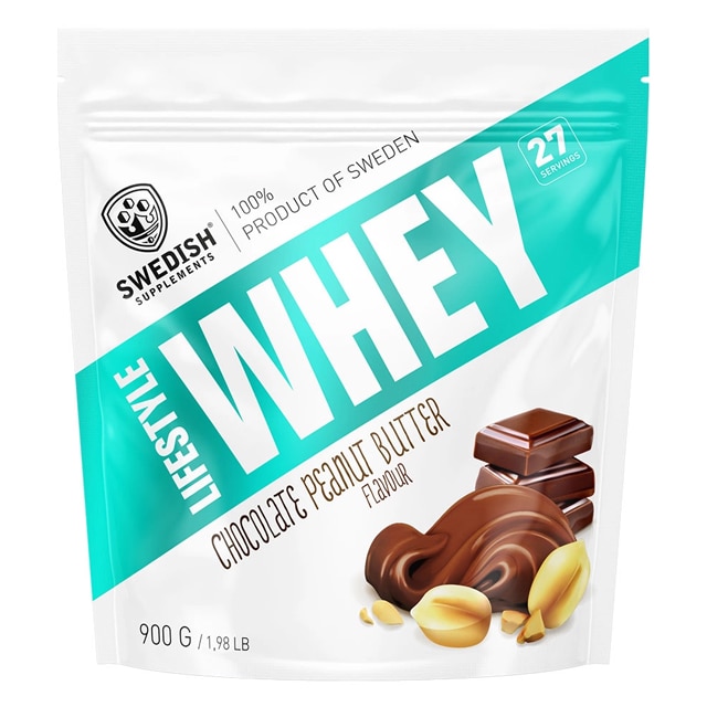 Swedish Supplements Lifestyle Whey Chocolate Peanut Butter 900g