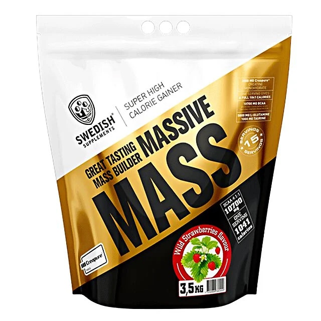 swedishsupliments massive mass wild strawberry 3,5kg