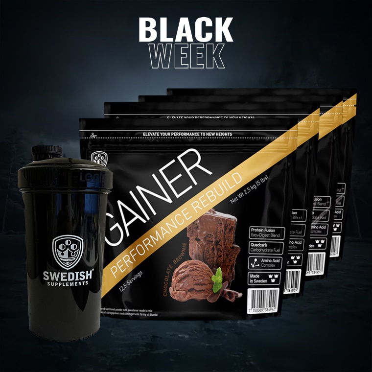 Swedish Supplements Performance Gainer 4x2,5kg