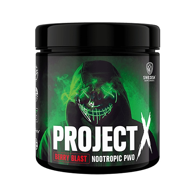 Swedish Supplements Project X Nootropic PWO Berry Blast 320g
