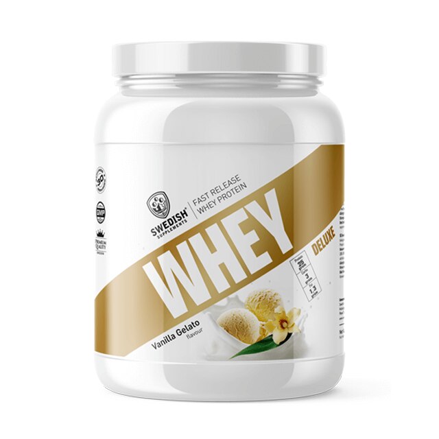 Swedish Supplements whey deluxe vanilla 1kg