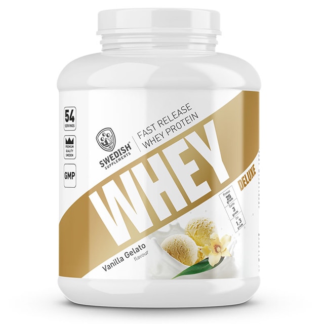 Swedish Supplements Whey Protein Deluxe Vanilla Gelato 1,8kg