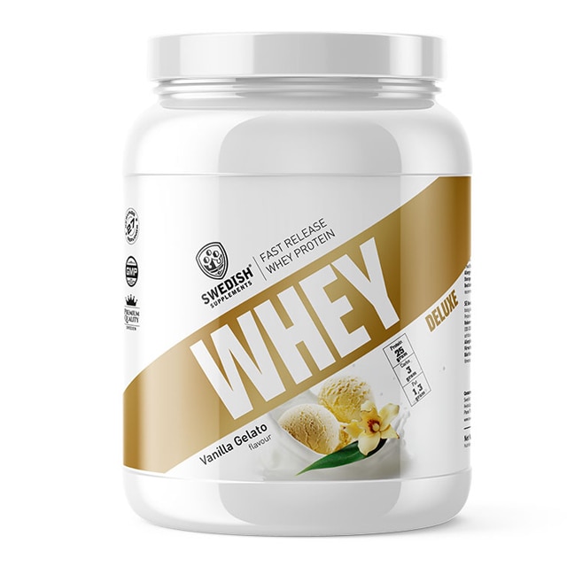 Swedish Supplements Whey Protein Deluxe Vanilla Gelato 900g