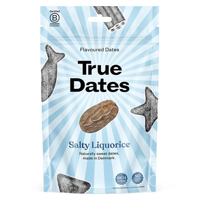 True Dates Salty Liquorice 100g