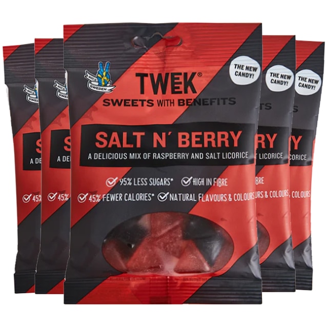 TWEEK Salt n' Berry 5x80g