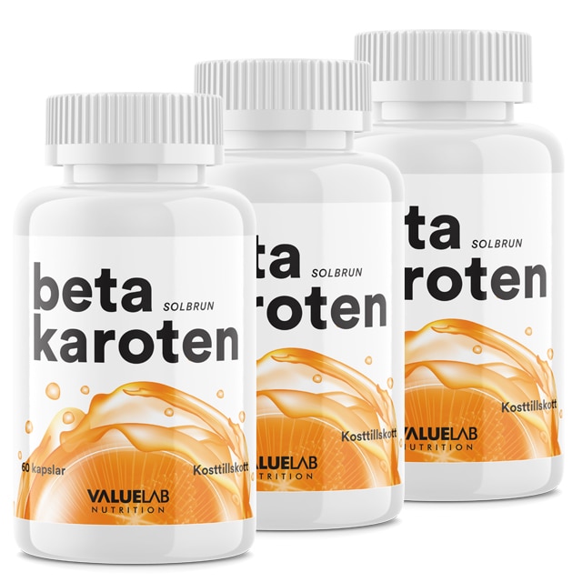 Valuelab Betakaroten 3x60 kapslar