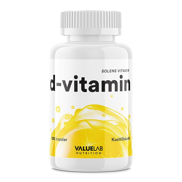 valuelab d vitamin 120 kapslar