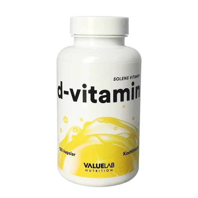 Valuelab D-vitamin 120 kapslar