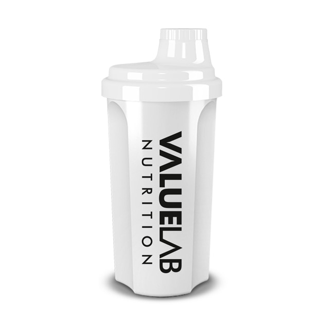 Valuelab Shaker White Transparent 500ml