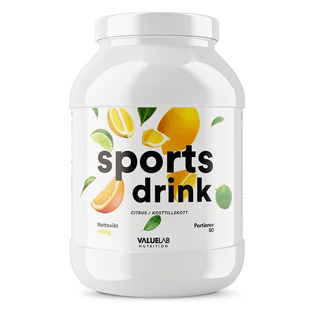 Valuelab Sportsdrink Citrus 1500g
