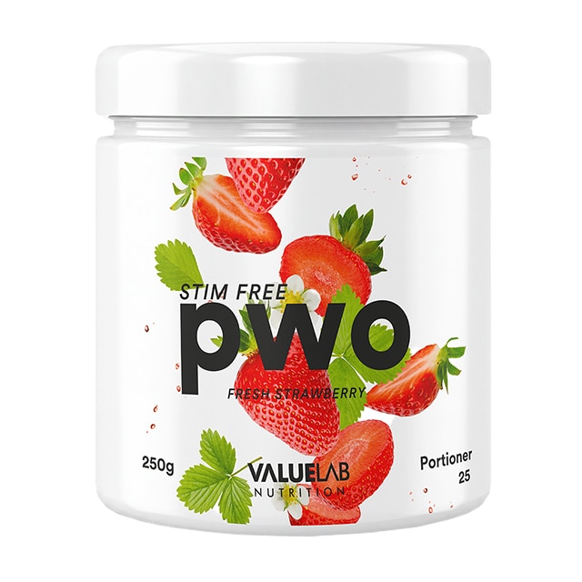 Valuelab PWO Stimfri Fresh Strawberry 250g