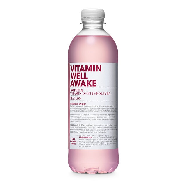 vitaminwell awake hallon 500ml