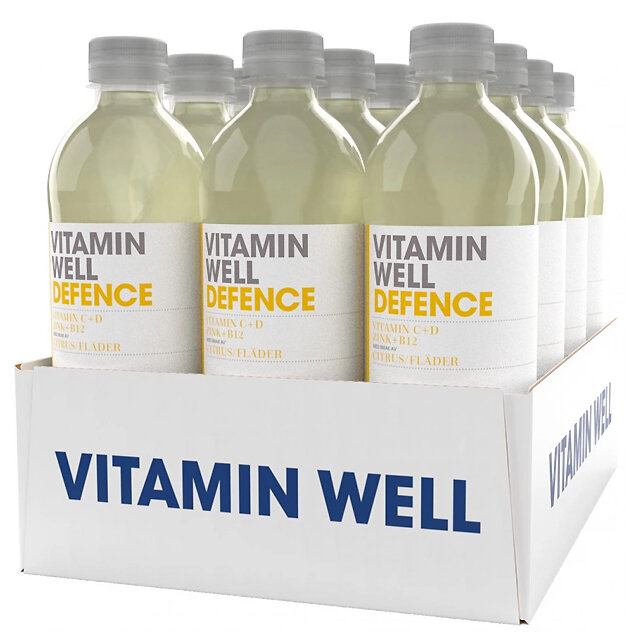 vitaminwell defence citrus flader 12x500ml