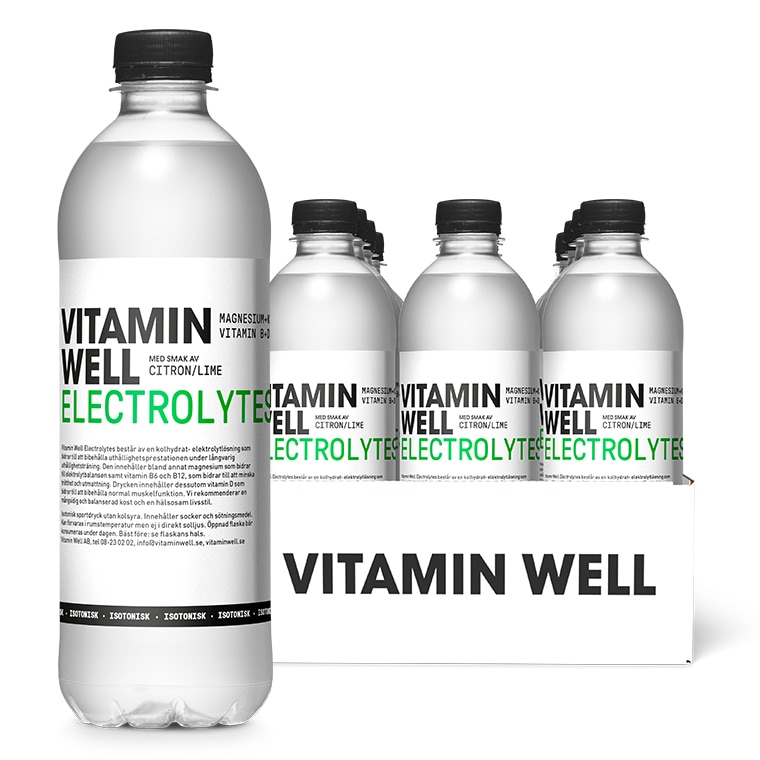 Vitamin Well Electrolytes Citron/Lime 12x500ml
