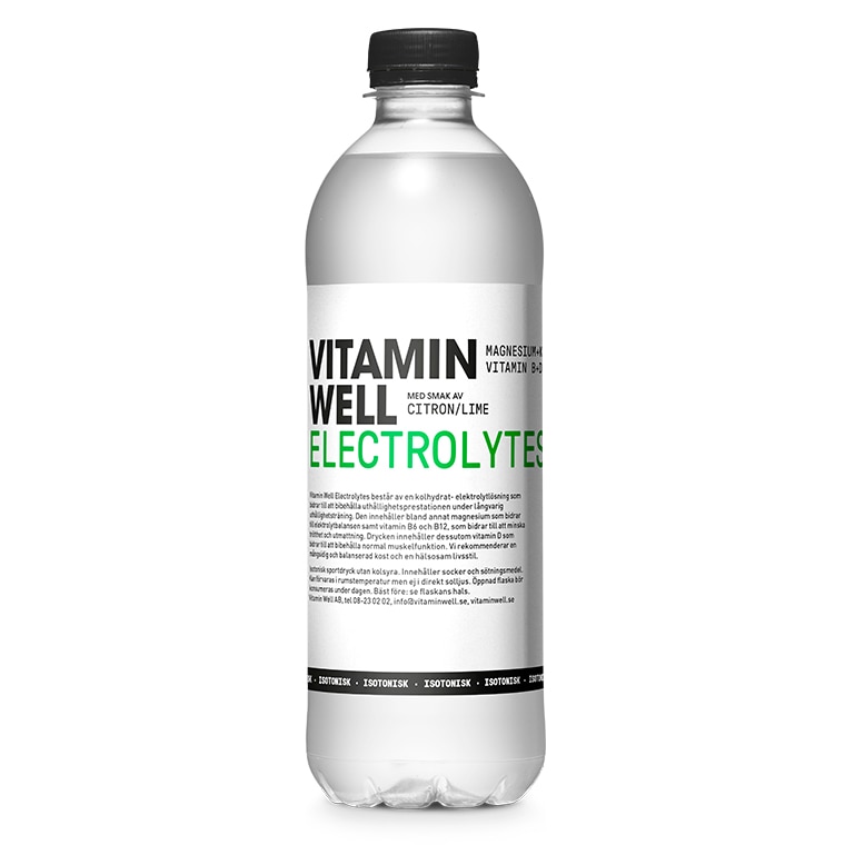 Vitamin Well Electrolytes Citron/Lime 500ml