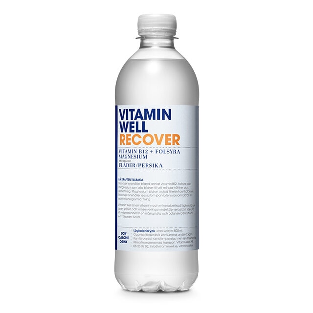 Vitamin Well Recover Fläder Persika 500ml