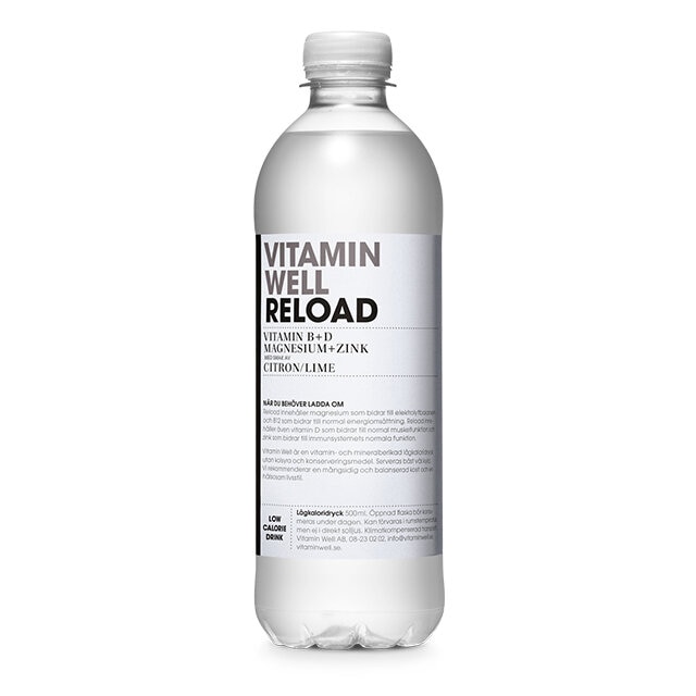 vitaminwell reload citron lime 500ml