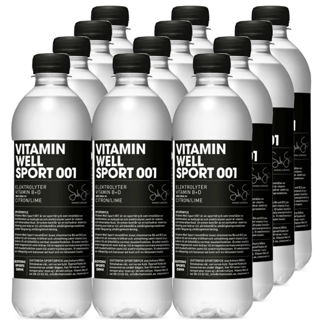 Vitamin Well Sport 001 12x500ml