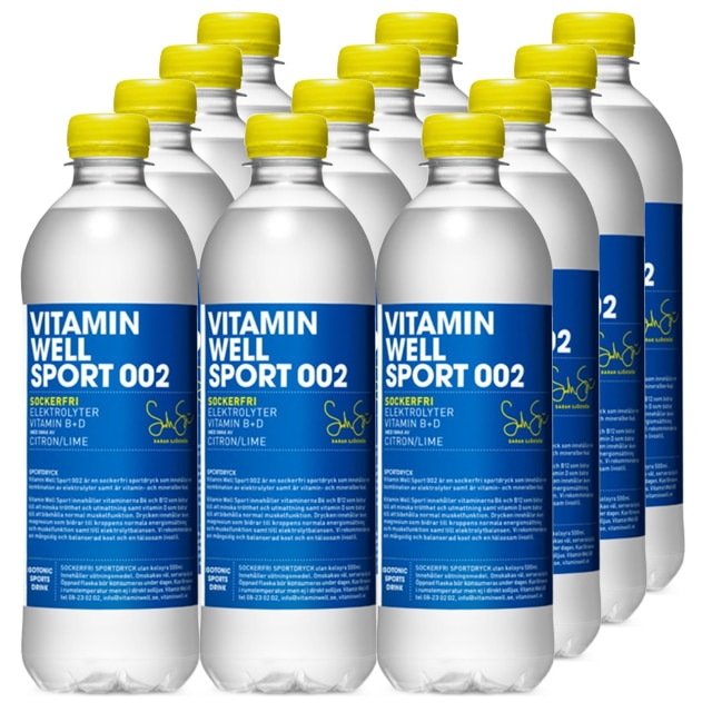 Vitamin Well Sport 002 12x500ml