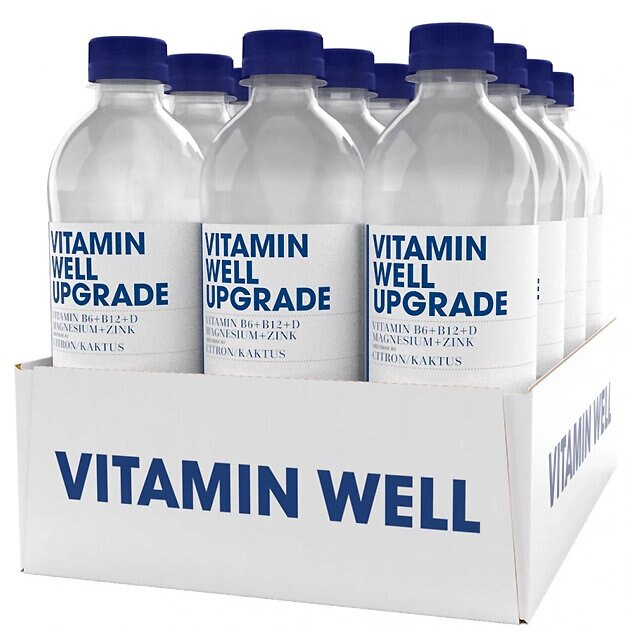 vitaminwell upgrade citron kaktus 12x500ml