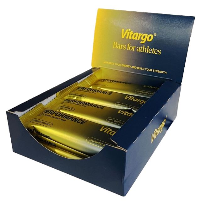 Vitargo Performance Bar Rhubarb/Vanilla 12x55g