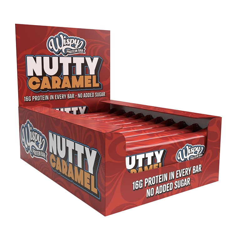 Wispy Proteinbar Nutty Caramel 10x55g